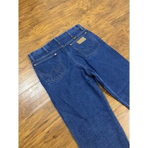 Wrangler 33x36 Cowboy Cut Mens Original Fit Rigid Indigo Blue Jeans 112